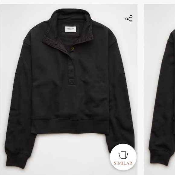 AE Classic Fleece Sweatshirt cropped - Picture 3 of 6